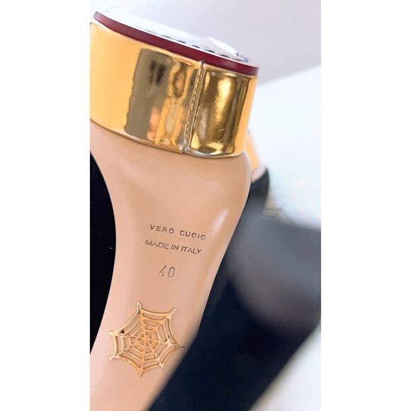 CHARLOTTE OLYMPIA Dolly suede platform pumps EU40 - Picture 9 of 13